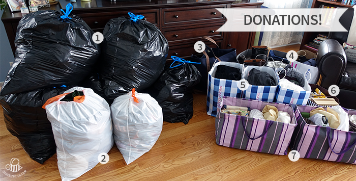 pretty neat living bags of clothes